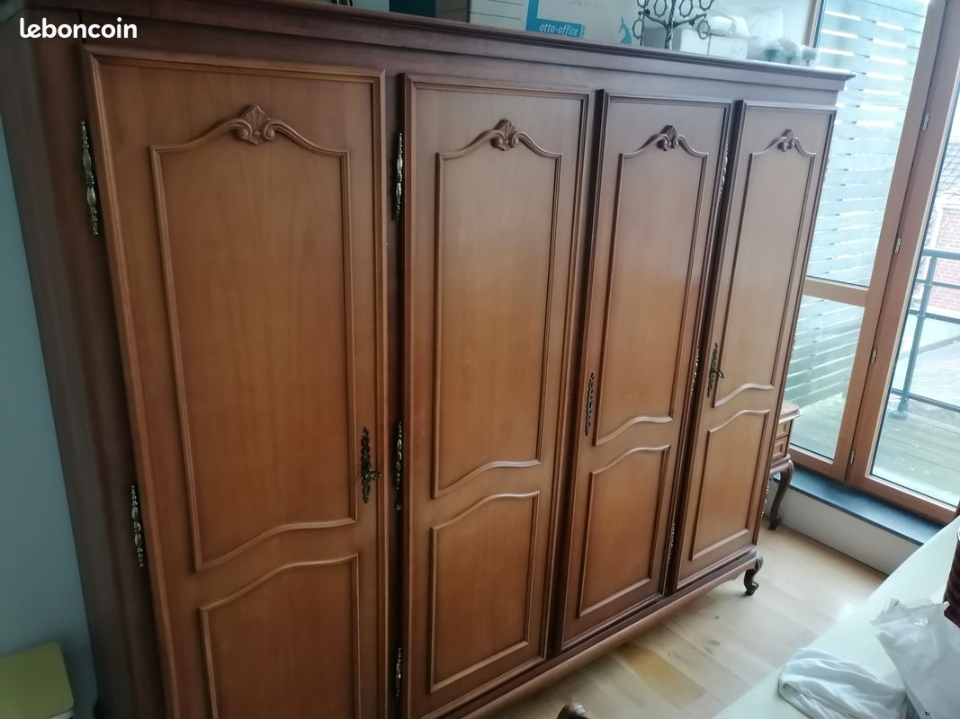 Chambre à coucher merisier (image 3)