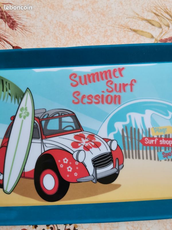Petit plateau avec dodoche motif surf (image 2)
