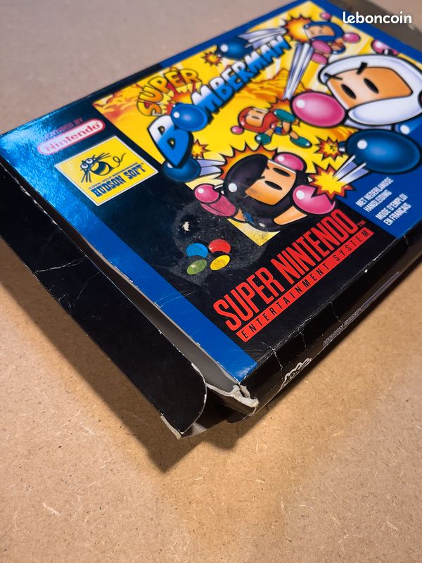 Jeu Super Bomberman Sur SNES - Édition 1993 - PAL - Bon état - Nintendo