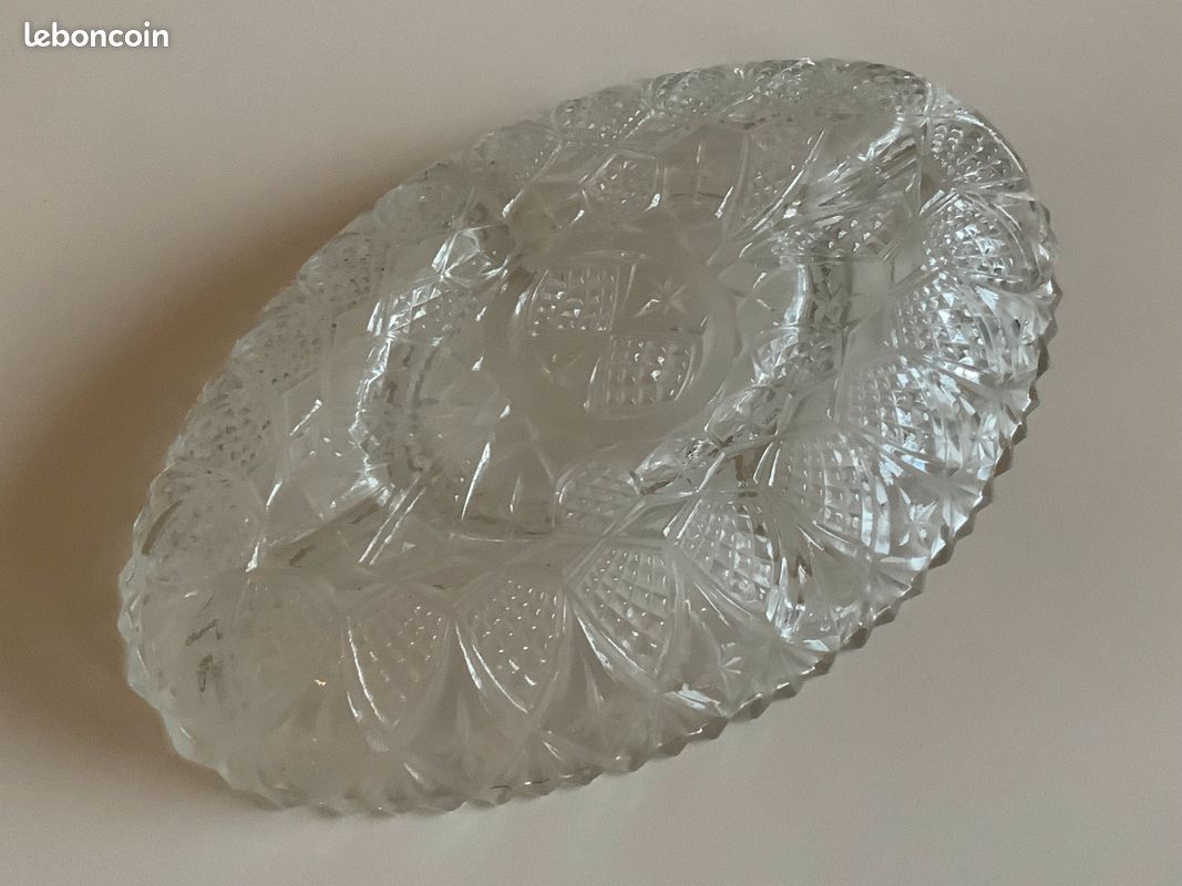 Plat apéritif ovale à 5 compartiments en verre (image 9)