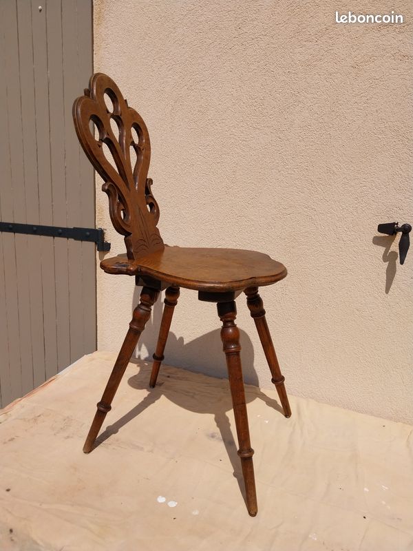 Chaise ancienne alsacienne (image 2)