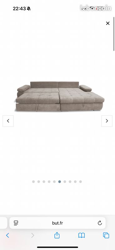 Canapé angle beige (image 3)