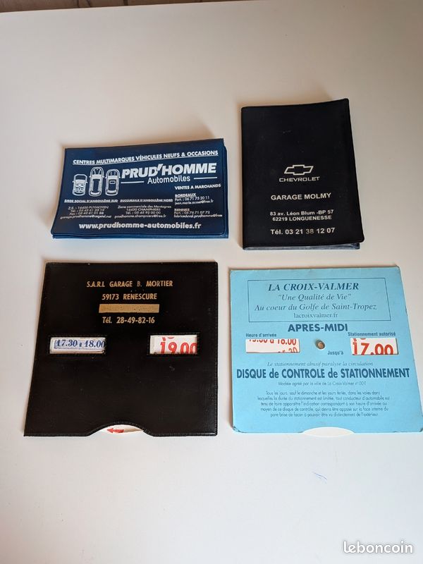 Anciens disques de stationnement et pochettes (image 1)