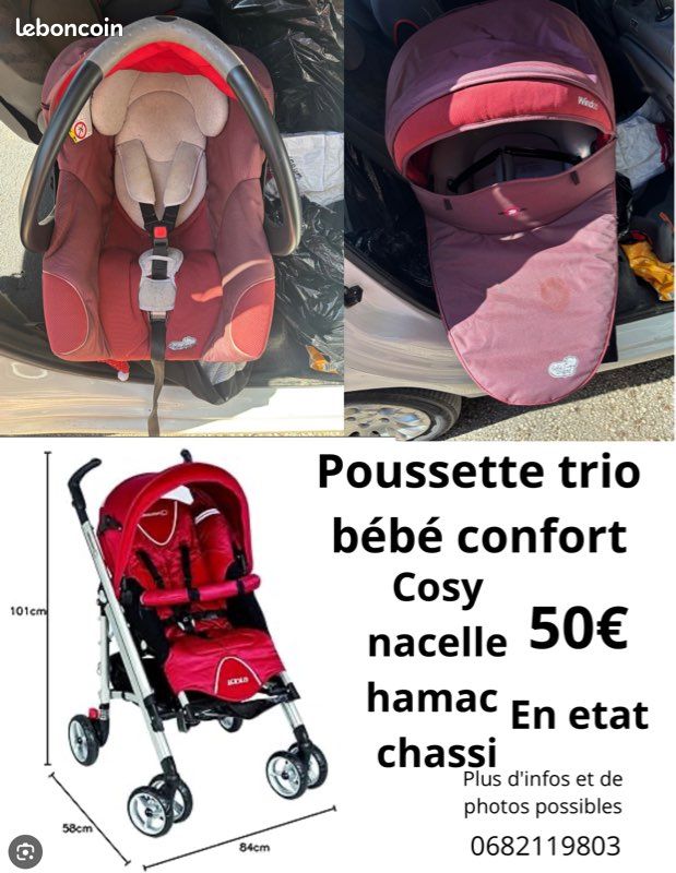Trio Bebe Poussette Loola Trio Poussette Trio Bébé Confort Loola