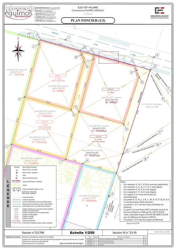 Terrain 559 m² · à Guipry-Messac · 559 m² · 38 000 €