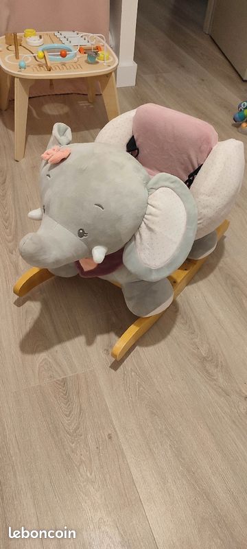 Éléphant a bascule Nattou (image 1)