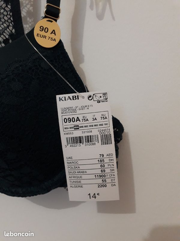 Soutien gorge 90A neuf (image 3)