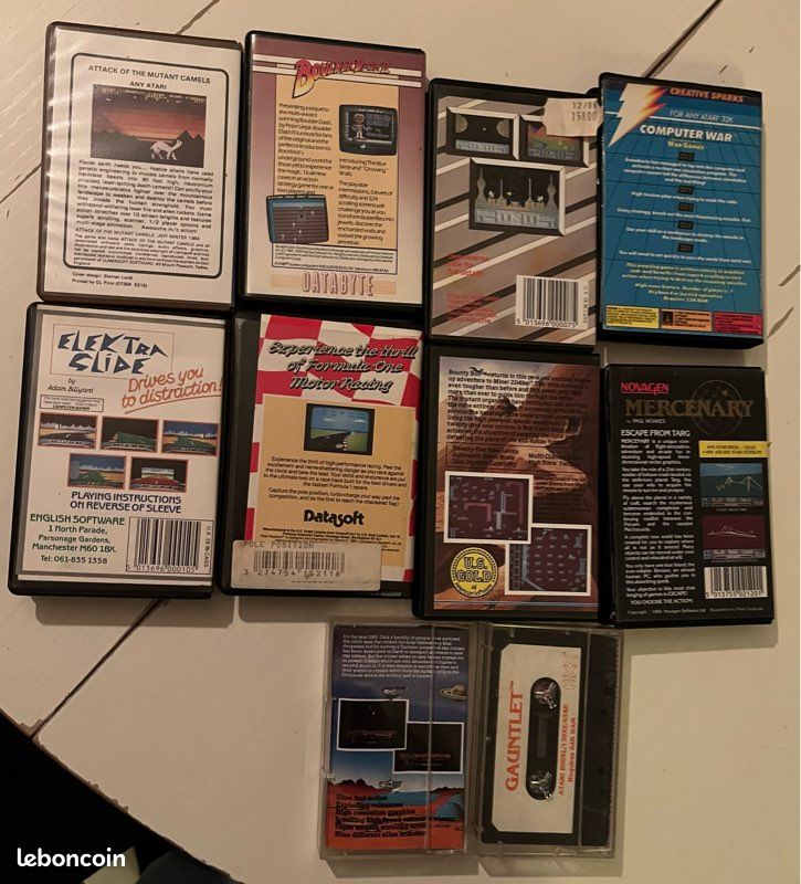 Lot de 10 jeux k7 pour Atari XL / XE (image 2)