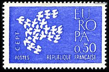 Lot de 8 timbre-poste français commémoratifs de collection pour 4 euros (image 4)