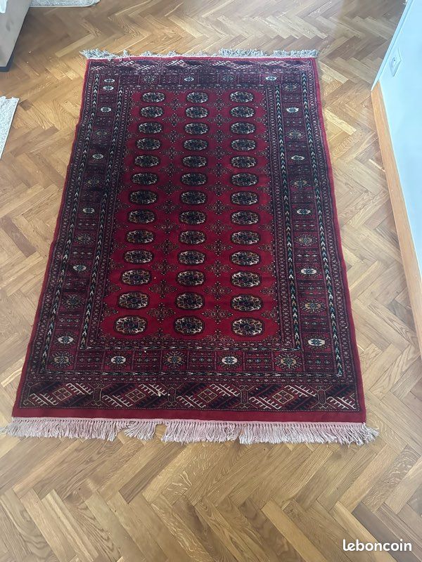 Tapis Coureur Bokhara Jaldar Rouge – 2,5x10 Ft, Noué Main Laine/soie, Neuf Avec étiquettes