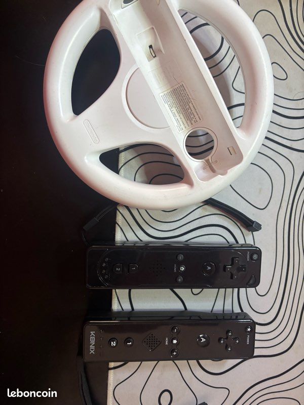 Pack Mario Kart Wii Avec Volant + Manette Sans Fil - Occasion En état De Marche - Pour Wii Et Wii U