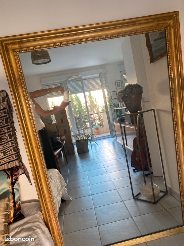 Grand miroir ancien (image 1)