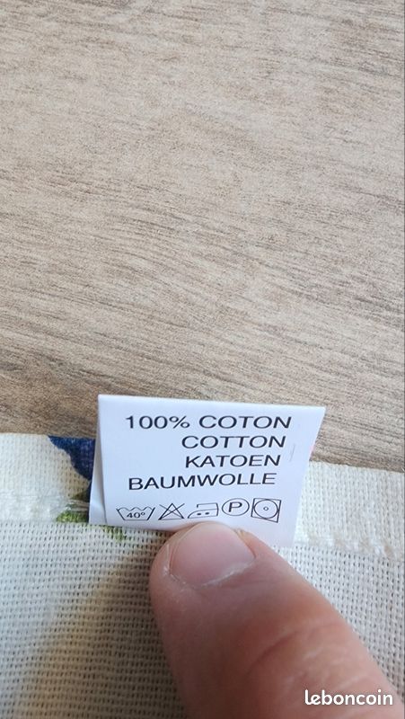 Lot de 6 serviettes 100% Coton Thème Fruits Carré d'Azur (image 6)