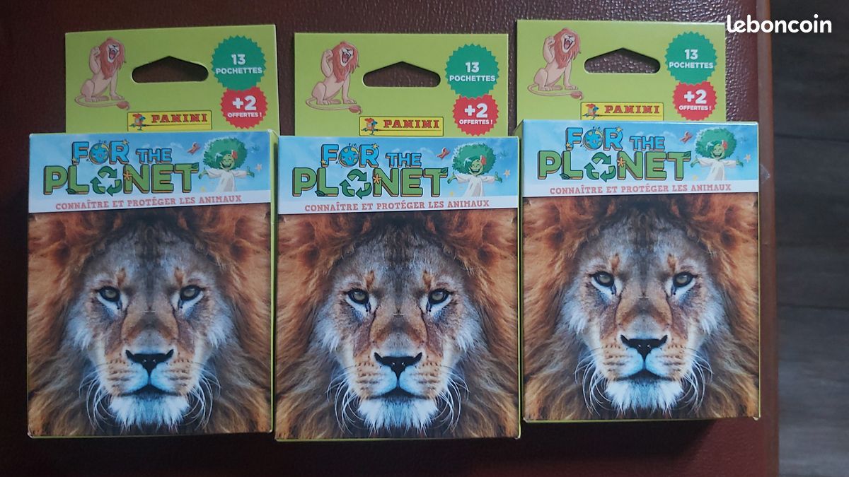 Panini Animaux 2025 Blister 13 Pochettes + 2 Offertes - 75 Stickers Colorés