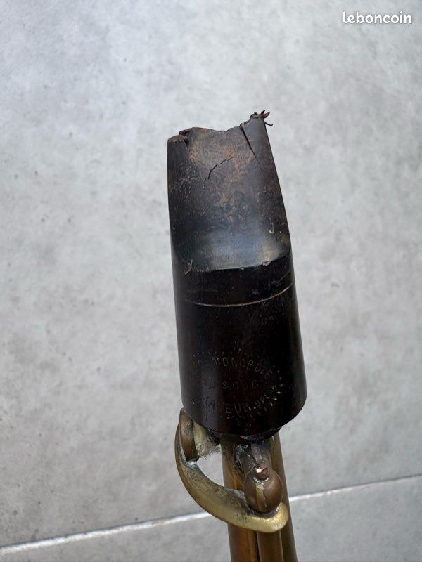 Saxophone Soprano Droit Ancien Couesnon & Cie Monopole 1924 - Instrument de Musique Vintage à Restaurer (image 11)