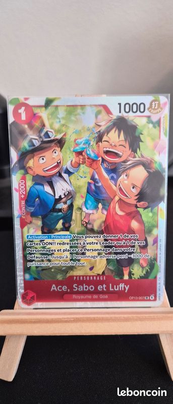Carte One Piece Coffret Ultraboost One Piece - 10 Cartes Françaises