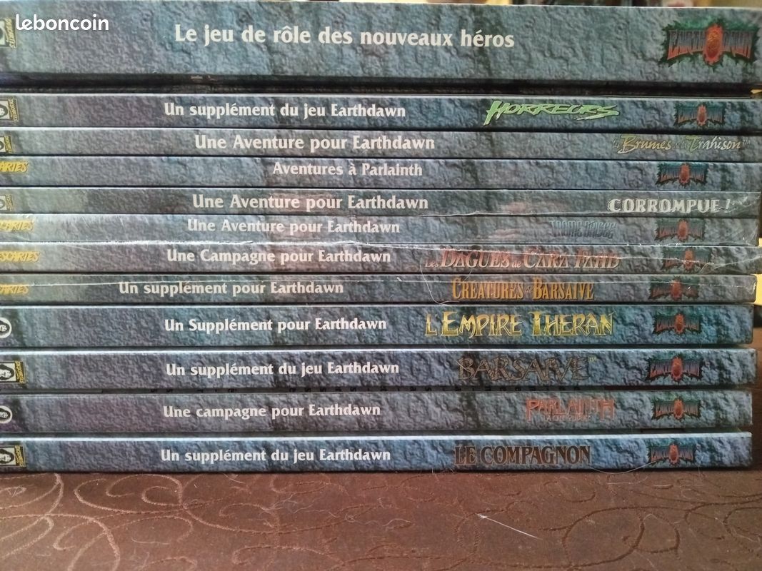 Lot jeu de rôle Earthdawn + extensions (image 1)