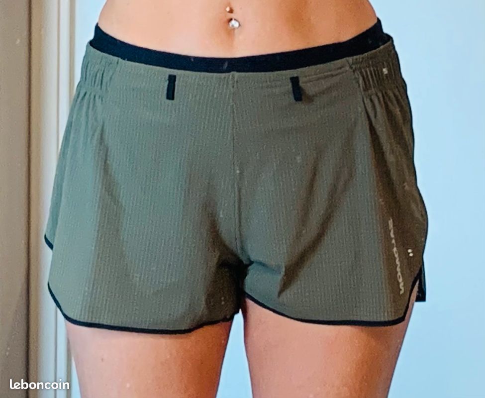 Short Sense Aero 3" femme kaki - taille S (image 2)