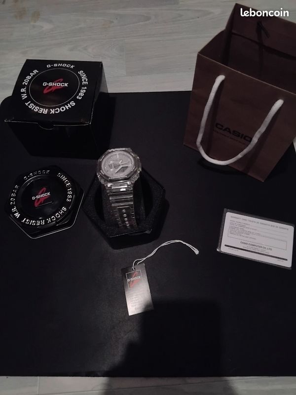 Montre g-shox blanche (image 4)