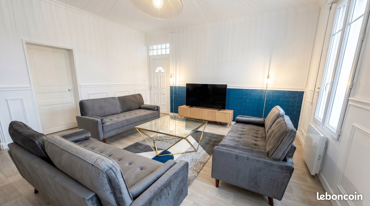Chambre avec salle d'eau privée – coloc 200 m² avec jardin – ESTHUA / gare Saumur (image 2)