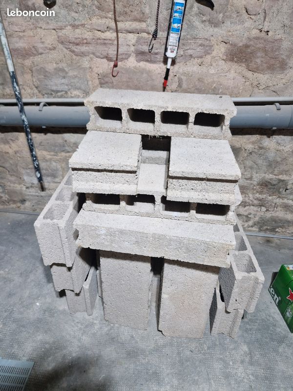 Donne 26 briques aggloméré de ciment 50x10cm Bricolage — free download