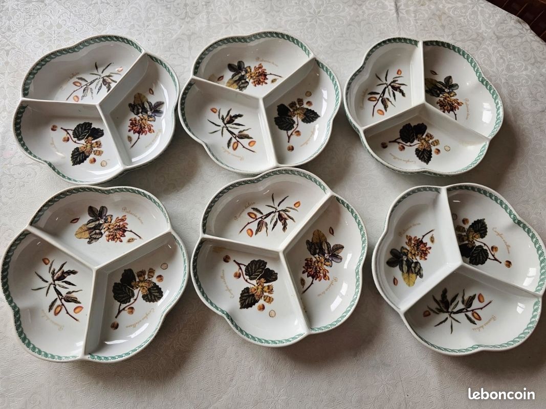 Coupelles porcelaine terrine Botaniche (image 1)