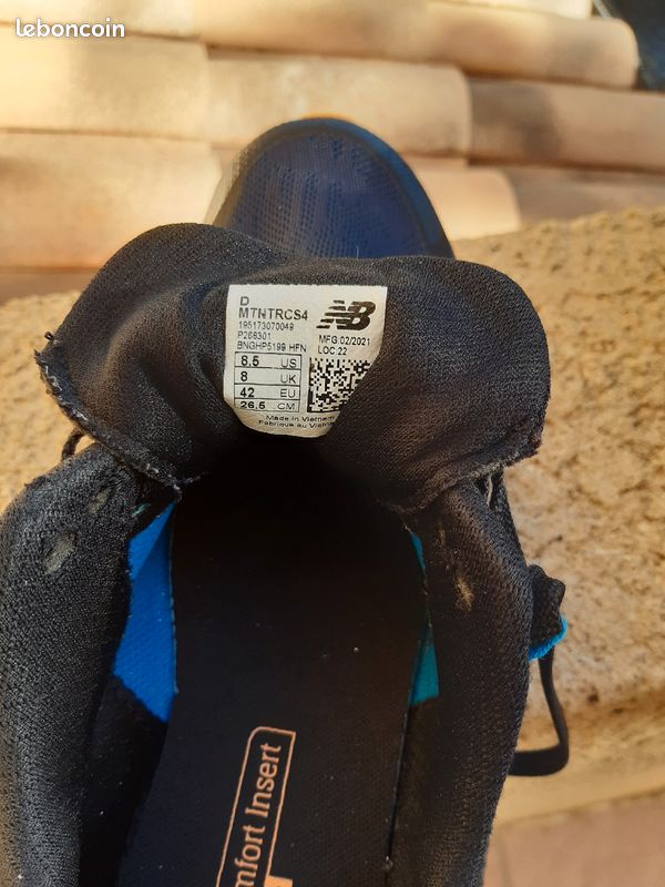 Chaussures de trail homme NEW BALANCE taille 42 (image 3)