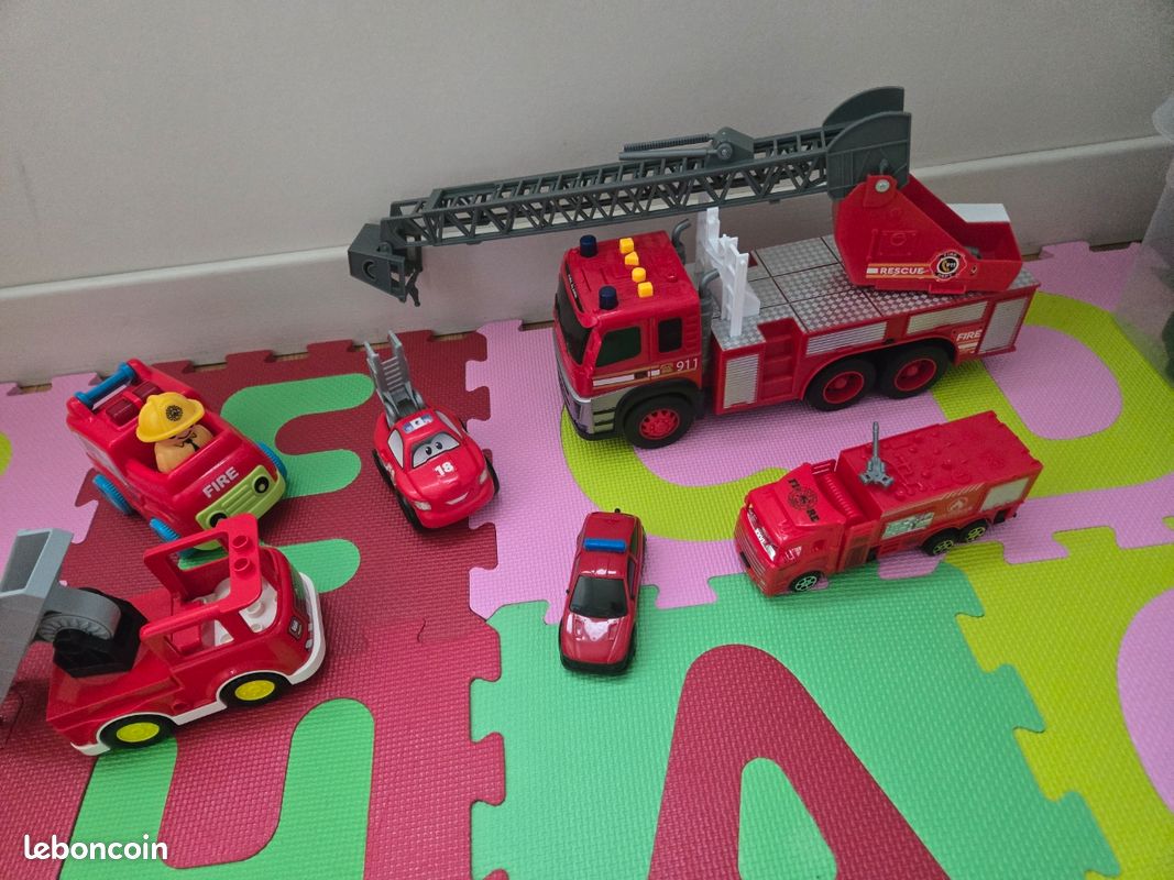 Lot pompiers camion voiture (image 2)