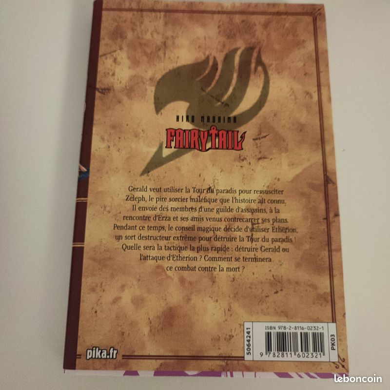 MANGA FAIRY TAIL tome 1 à 11 (image 2)