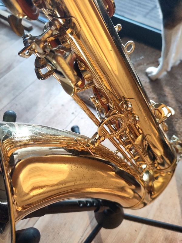 Impression rigide for Sale avec l'œuvre « Cadeau drôle de saxophoniste de  saxophoniste de musique de saxophone » de l'artiste Marcid95