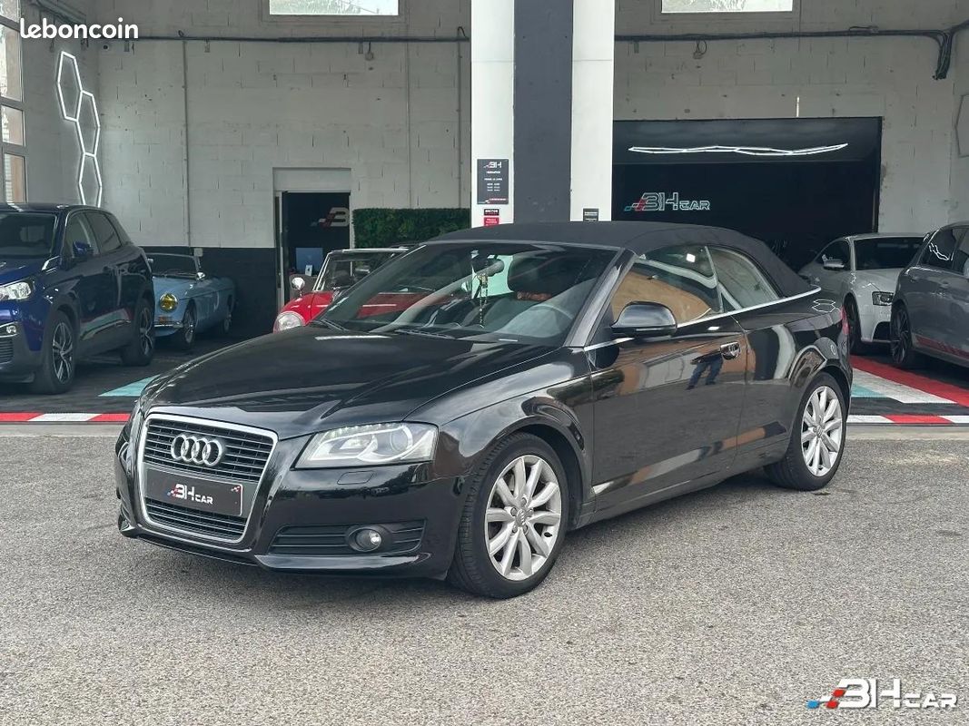 Audi A3 CABRIOLET / 2.0L TFSI 200cv / AMBITION LUXE / S-TRONIC BVA / DISTRI A JOUR / SUIVI INTEGRAL (image 2)