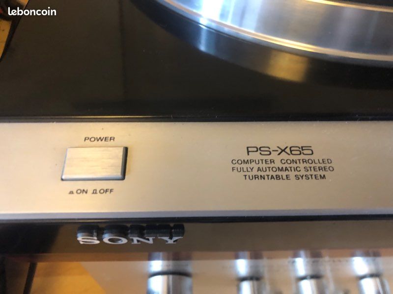 Platine vinyle haut de gamme Sony PS X65 (image 5)