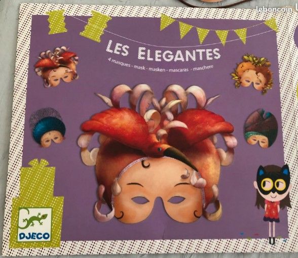 4 masques Élégantes Djeco (image 7)
