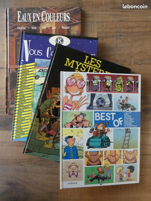 BD PUB Lot 4 albs cart Collecif TOTA VATINE WENDLING CAZA CHERET PELLERIN BATEM STIBANE TRANCHAND Ted BENOIT FLOCH CHALAND FRANQUIN LAMBIL COX MIDAM - Etat Neuf (image 1)