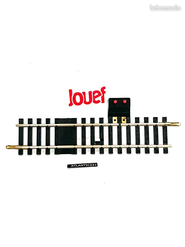 Jouef ho 4751 2 rail droit d'alimentation a 1 coupure n°475/2a