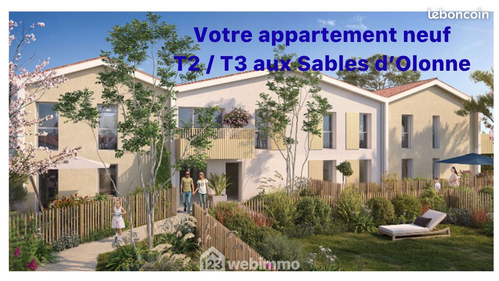 Appartement 2 pièces 41 m² · aux Sables-d'Olonne · 41 m² · 238 900 €
