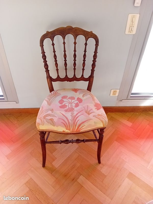 Chaise bobine -raffinement- tradition/modernité (image 1)