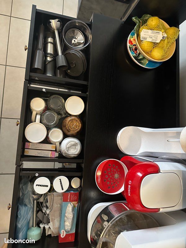 Buffet / Vaisselier VOWNER noir (image 2)
