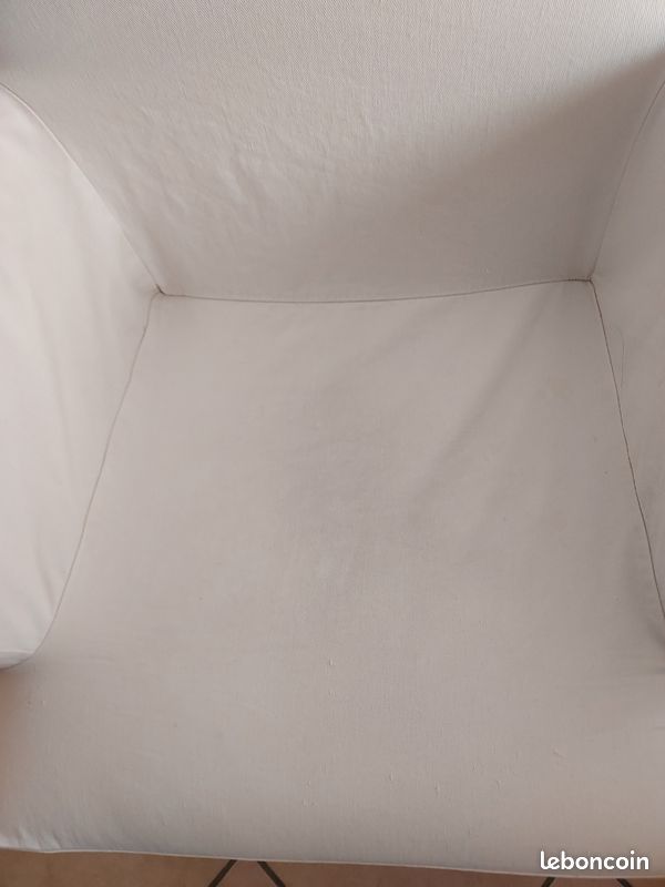 Fauteuil blanc (image 4)