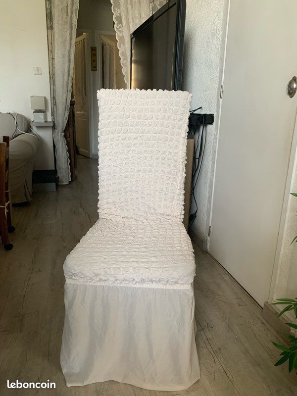Lot de 6 housses de chaises (image 1)