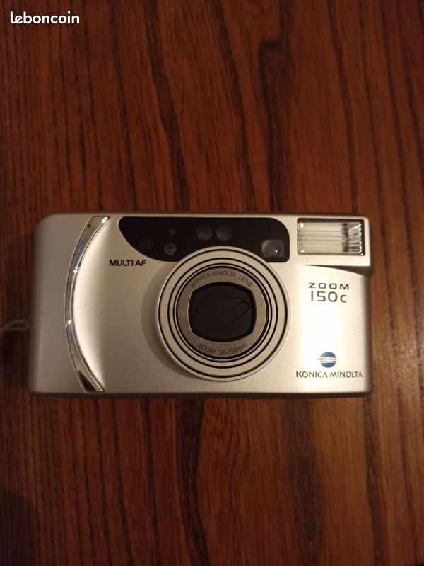 Appareil Photo Argentique Konica Minolta Zoom 150 C En Boite + Notices