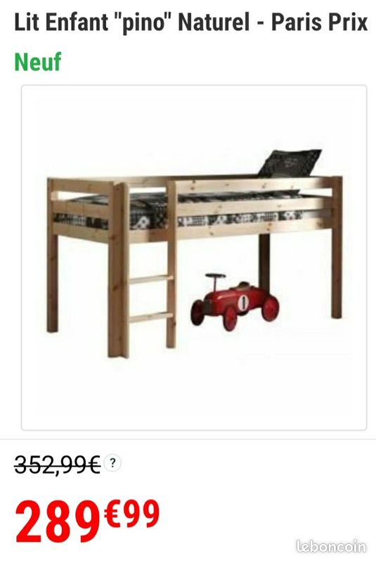 Lit mezzanine pour enfants (image 2)