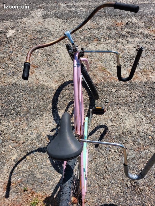 Electra Fleur pour guidon de vélo Motif tournesol Rouge