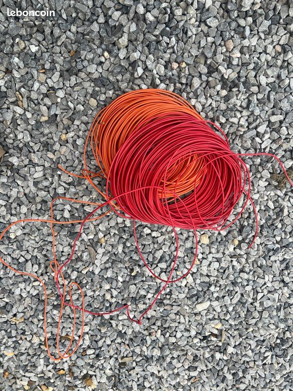 Reste de Câble rouge et orange (image 1)