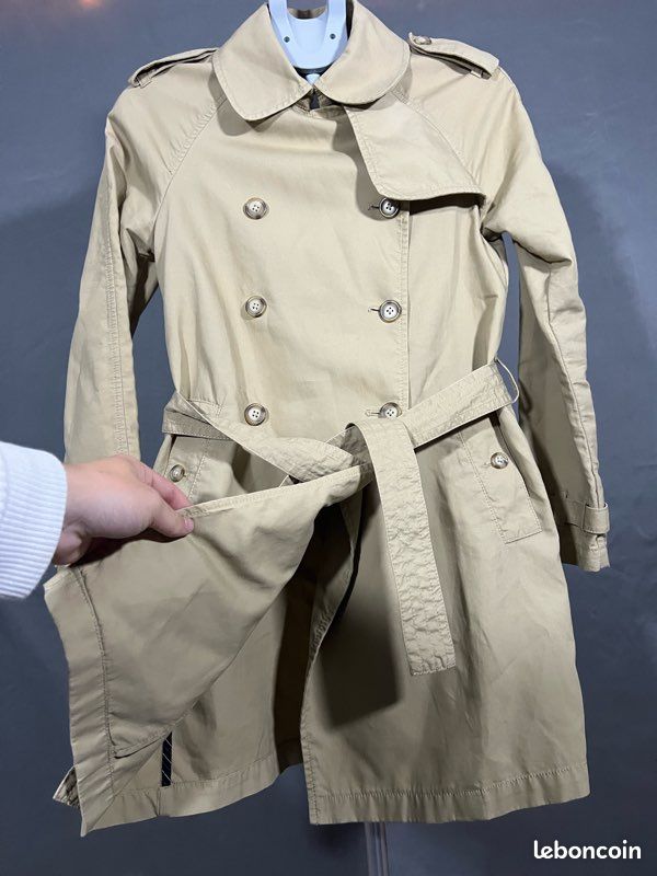 🧥 Trench coat vintage Ralph Lauren – Beige – Taille S (image 5)