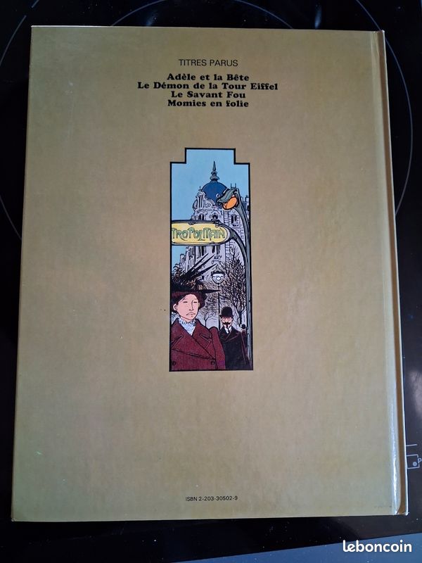 Adele Blanc-Sec par Tardi . Le Savant fou, le Démon de la tour Eiffel, Adèle et la bête, Momies en folie. EO (image 13)