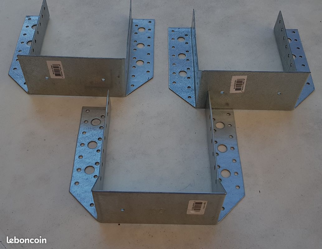 Sabots de charpente 180x140x2 neufs (image 1)