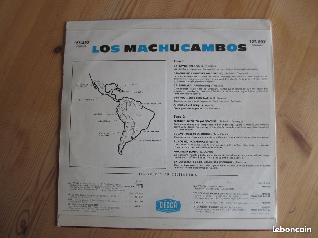 Vinyle Los Chucambos (image 2)