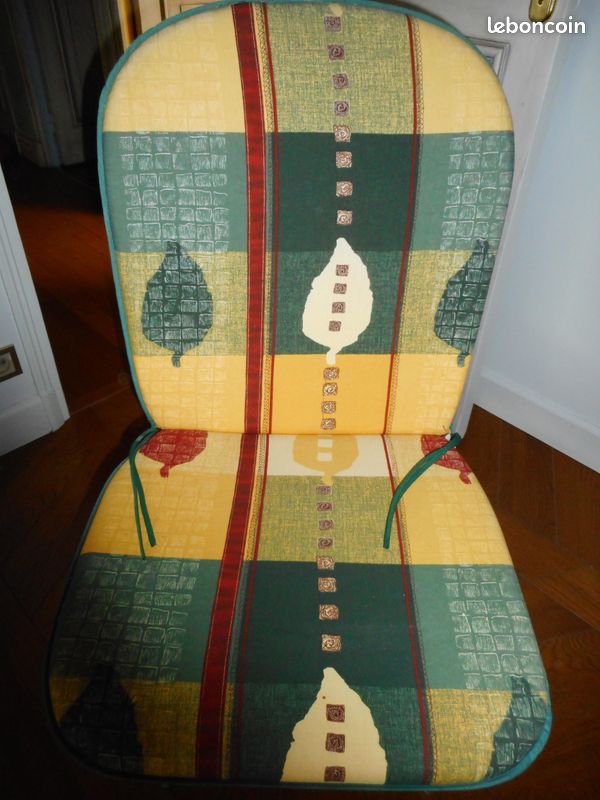 Lot 6 coussins chaise de jardin (image 1)
