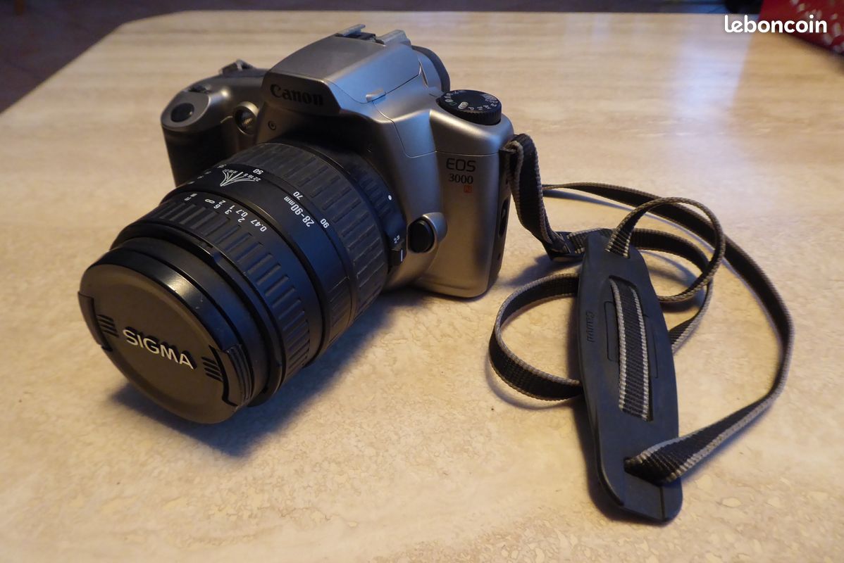 Appareil photo canon eos 3000 argentique sigma (image 1)
